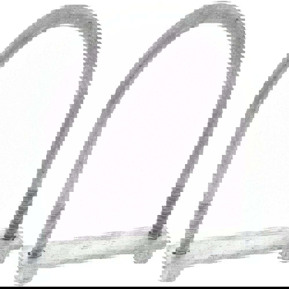 Round U-Bolt: With Mount Plate, 3/8-16 UNC, 1-1/4